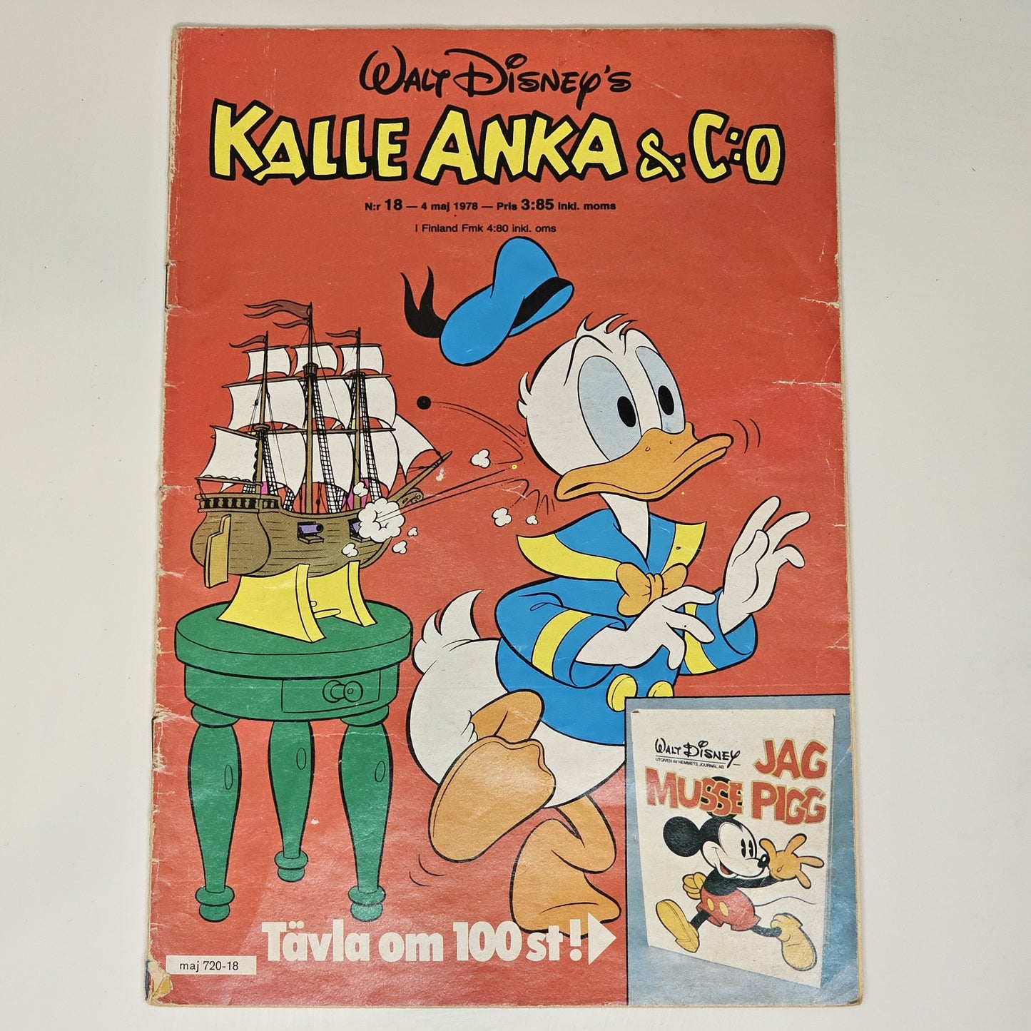 Kalle Anka & Co Nr 18 1978 #GD#