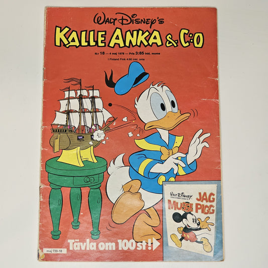 Kalle Anka & Co Nr 18 1978 #GD#