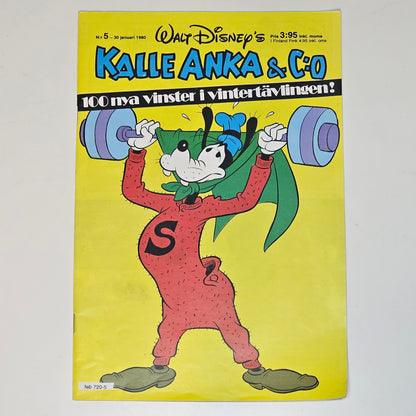 Kalle Anka & Co Nr 5 1980 #FN# + Pysselsidor