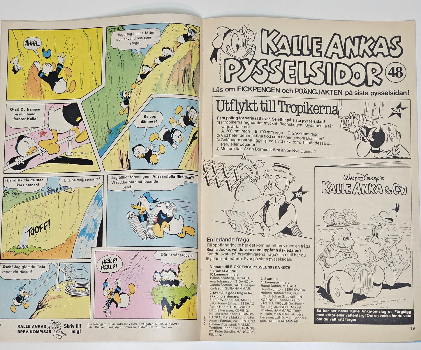 Kalle Anka & Co Nr 5 1980 #FN# + Pysselsidor