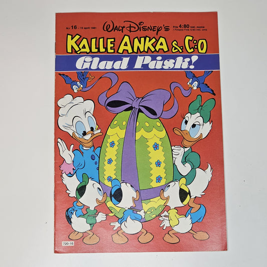 Kalle Anka & Co Nr 16 1981 #VF#