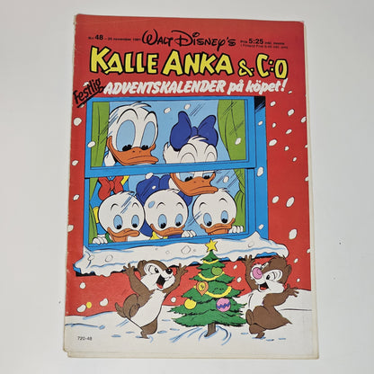 Kalle Anka & Co Nr 48 1981 #GD# + Prenumerationsbilaga