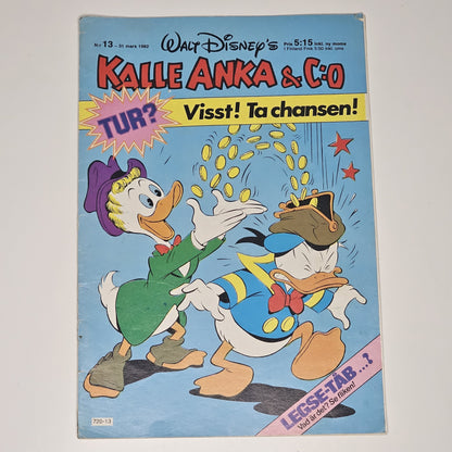 Kalle Anka & Co Nr 13 1982 #FN# + Reklambilaga
