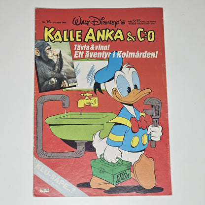 Kalle Anka & Co Nr 16 1982 #FN#