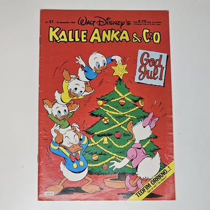 Kalle Anka & Co Nr 51 1982 #VG#