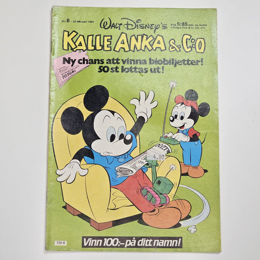 Kalle Anka & Co Nr 8 1983 #GD#