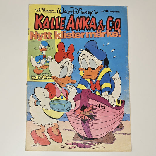 Kalle Anka & Co Nr 18 1985 #VG#