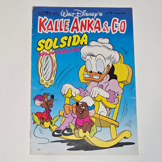 Kalle Anka & Co Nr 11 1986 #VG#