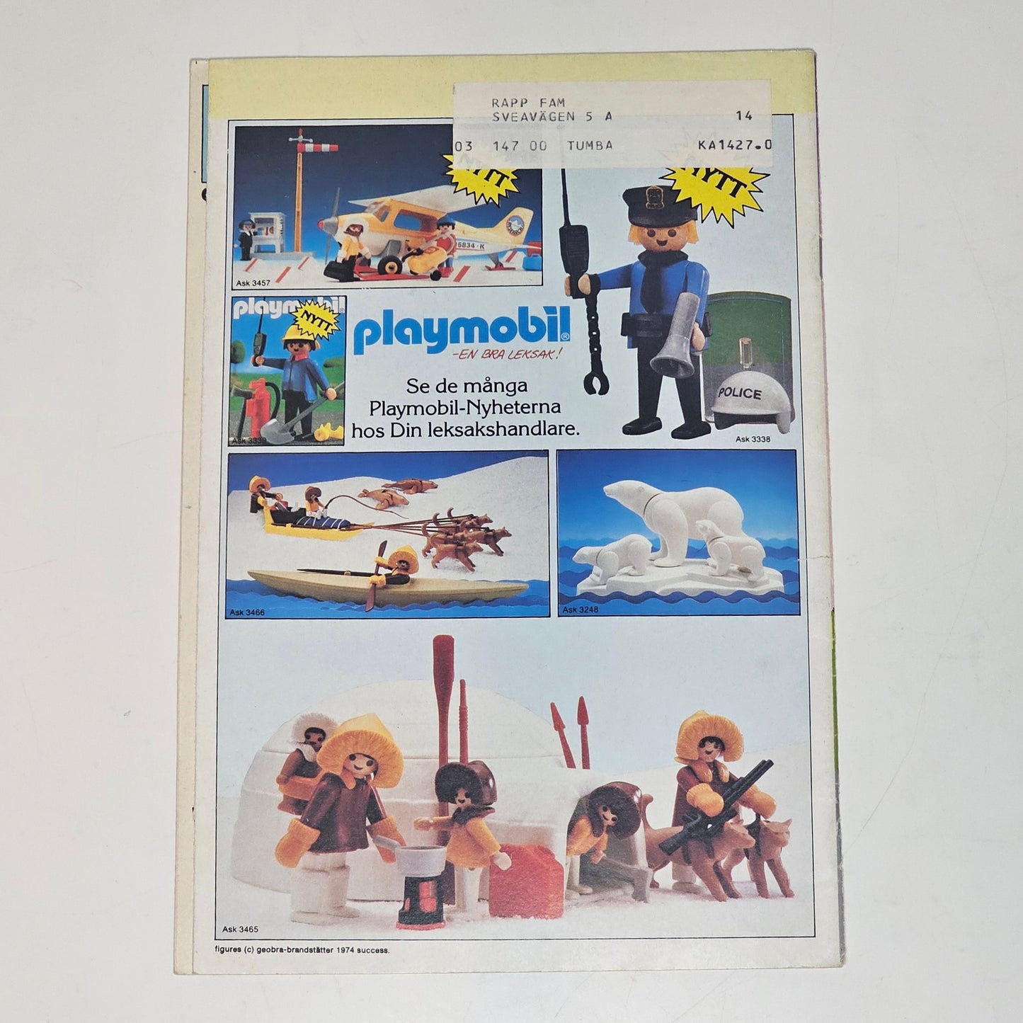 Kalle Anka & Co Nr 14 1986 #FN# + Affisch