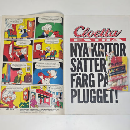 Kalle Anka & Co Nr 14 1986 #FN# + Affisch