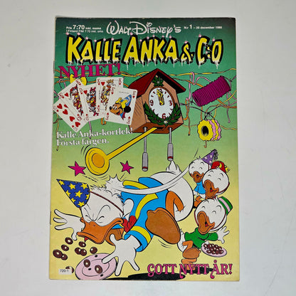 Kalle Anka & Co Nr 1 1986 #VG#