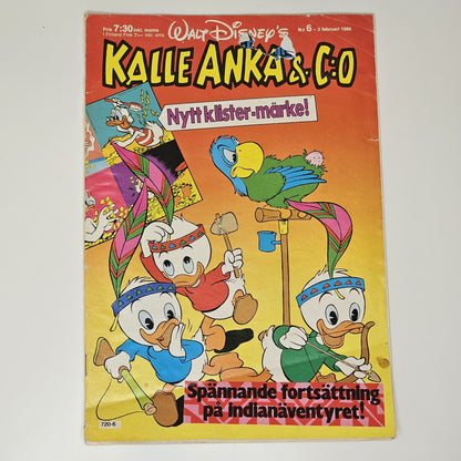 Kalle Anka & Co Nr 6 1986 #GD#