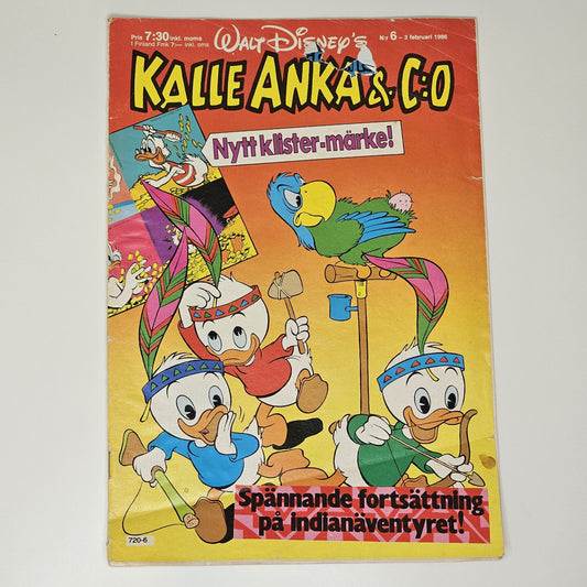 Kalle Anka & Co Nr 6 1986 #GD#