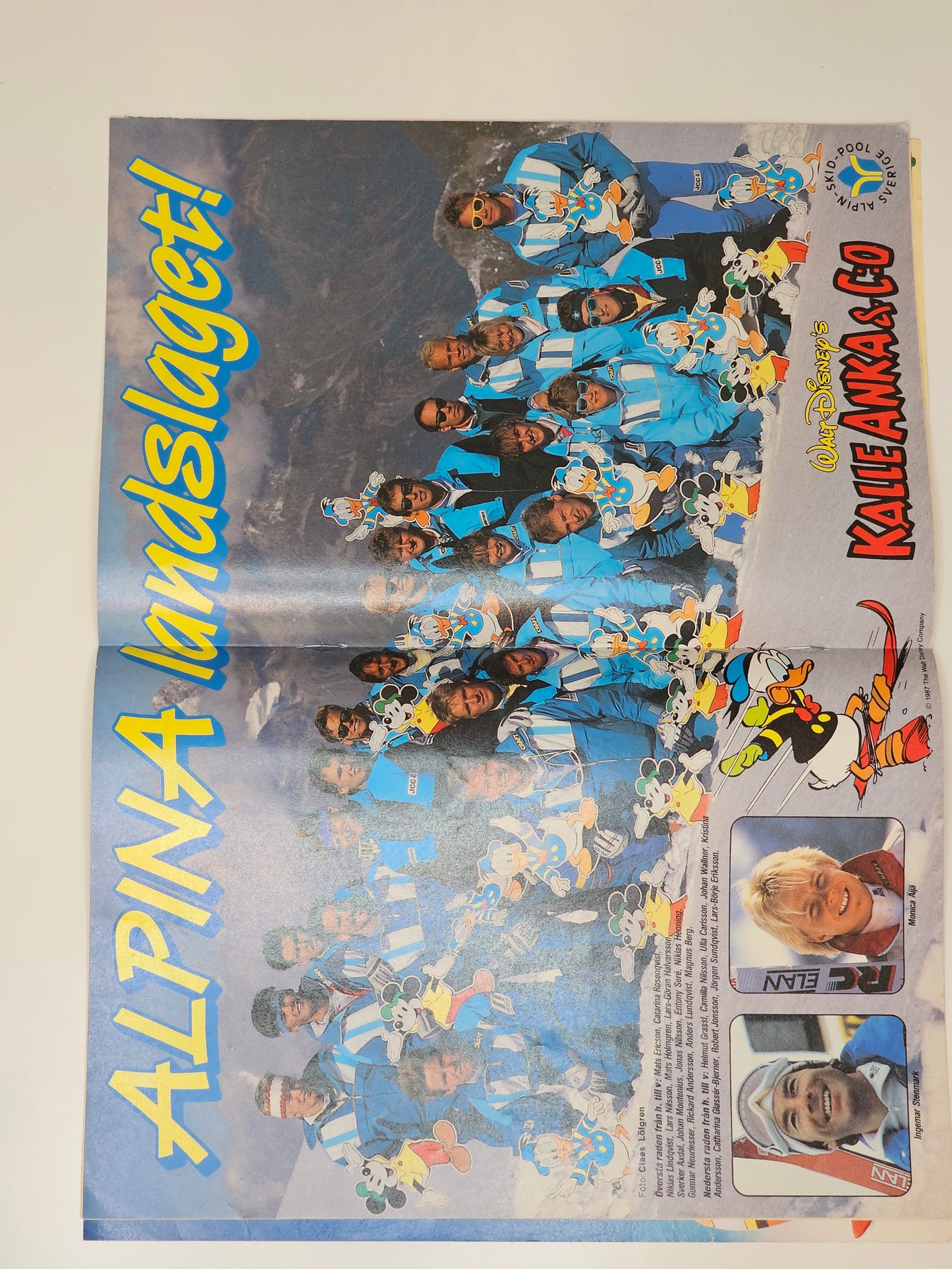 Kalle Anka & Co Nr 10 1987 #VG# + Poster