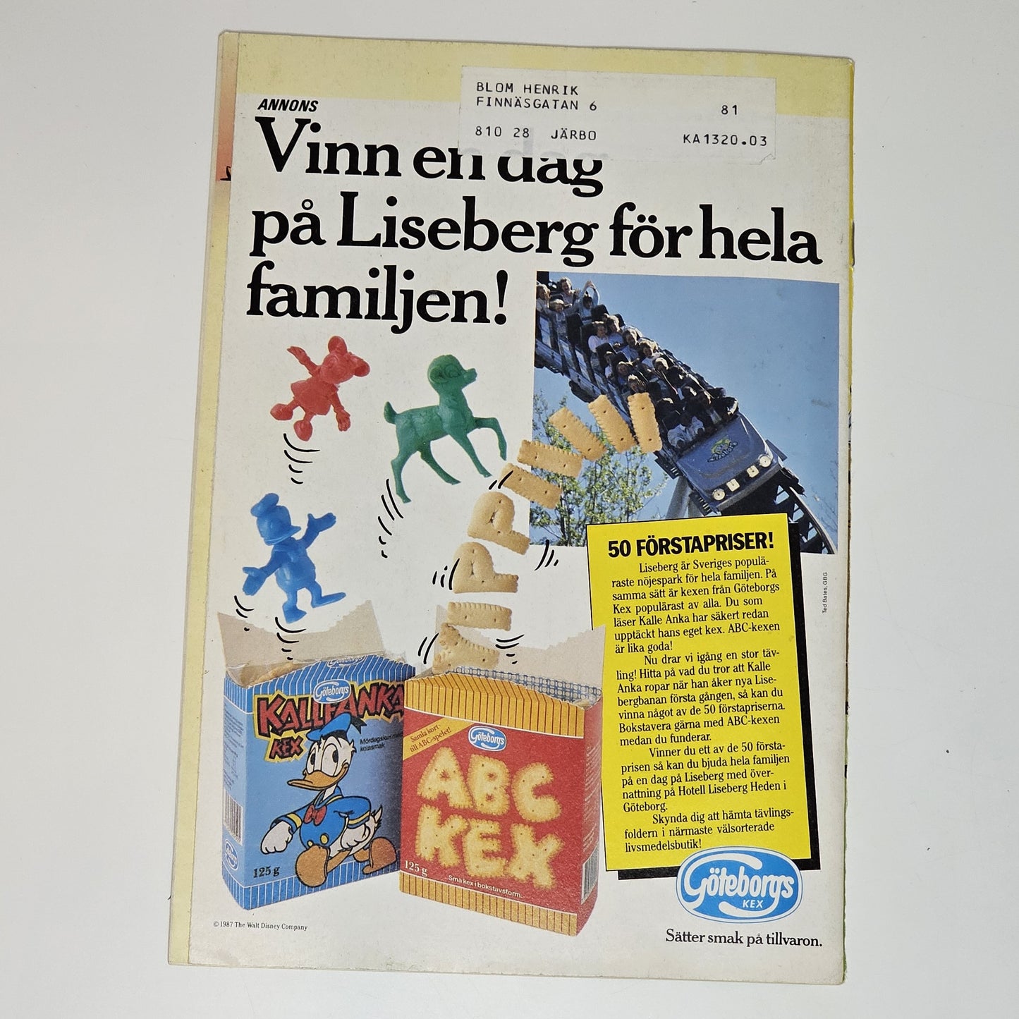 Kalle Anka & Co Nr 13 1987 #FN#