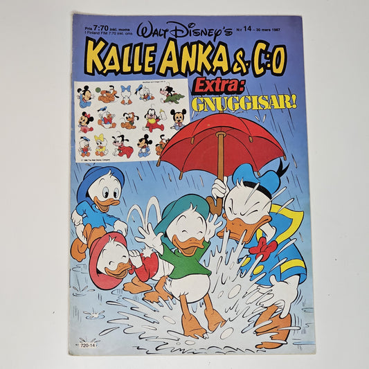Kalle Anka & Co Nr 14 1987 #VG#