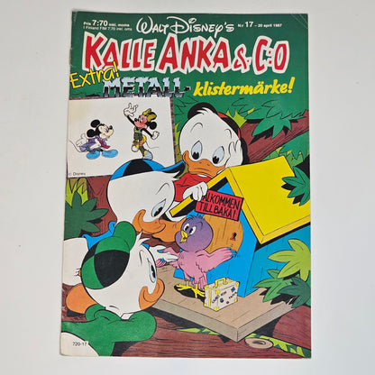 Kalle Anka & Co Nr 17 1987 #VG#