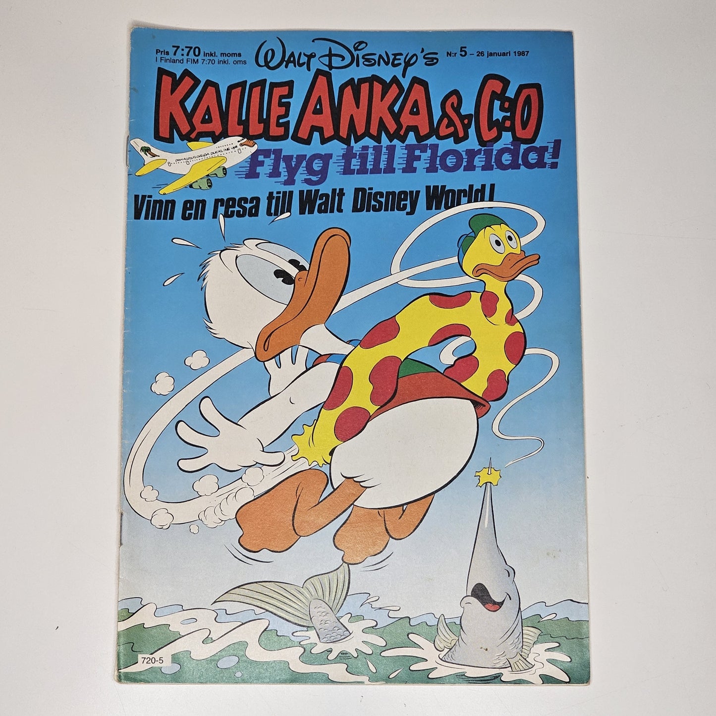 Kalle Anka & Co Nr 5 1987 #FN# + Bilaga (Frukosttävling)