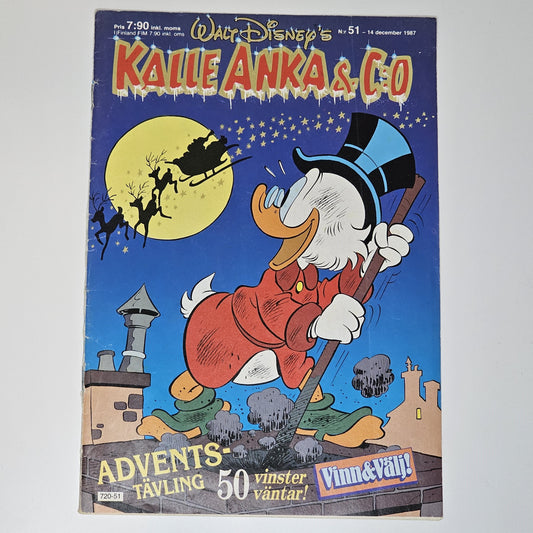 Kalle Anka & Co Nr 51 1987 #VG#