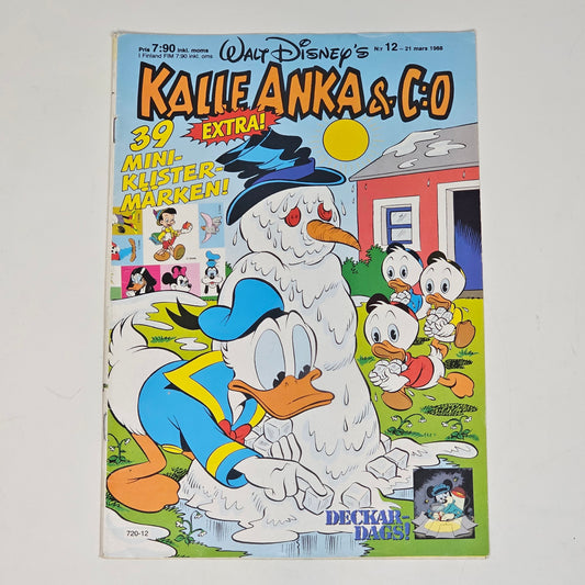 Kalle Anka & Co Nr 12 1988 #GD#