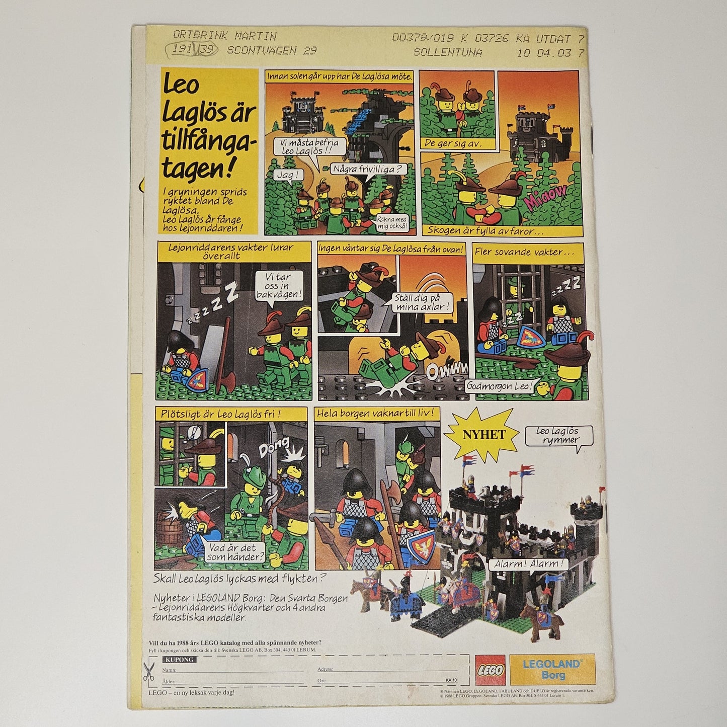 Kalle Anka & Co Nr 10 1988 #VG# + Poster