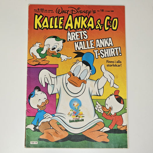 Kalle Anka & Co Nr 18 1988 #GD#