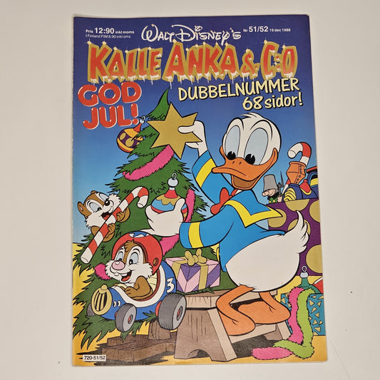Kalle Anka & Co Nr 51-52 1988 #FN#