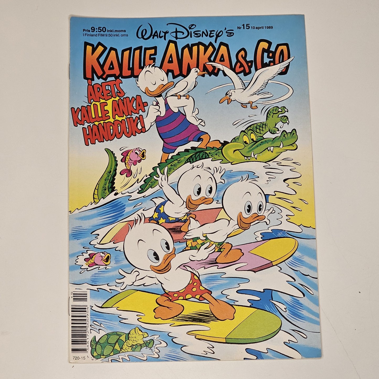 Kalle Anka & Co Nr 15 1989 #FN# + Prenumerationsbilaga