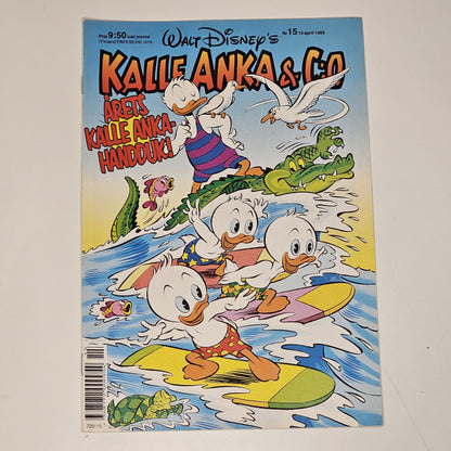 Kalle Anka & Co Nr 15 1989 #FN# + Prenumerationsbilaga