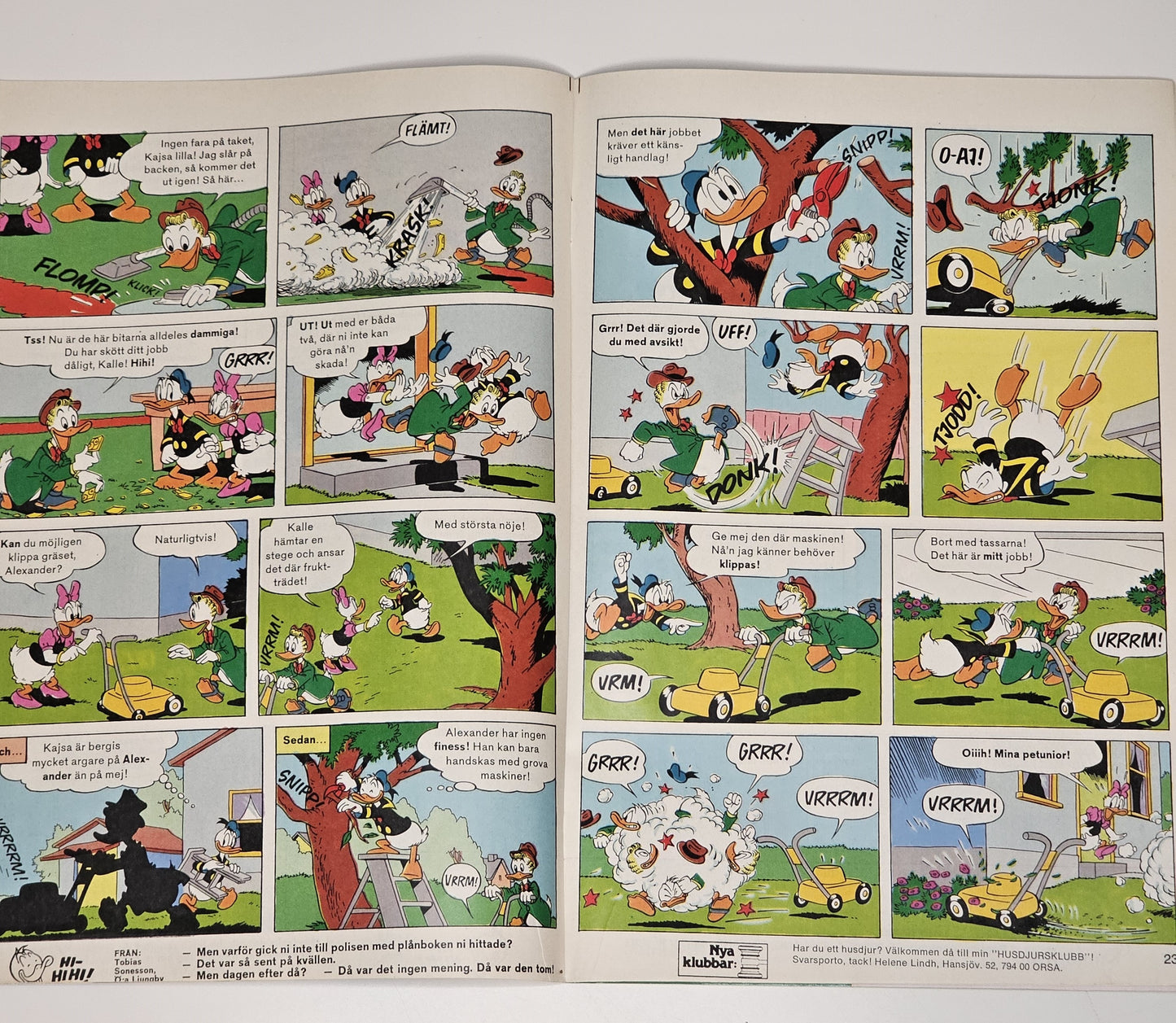 Kalle Anka & Co Nr 15 1989 #FN# + Prenumerationsbilaga