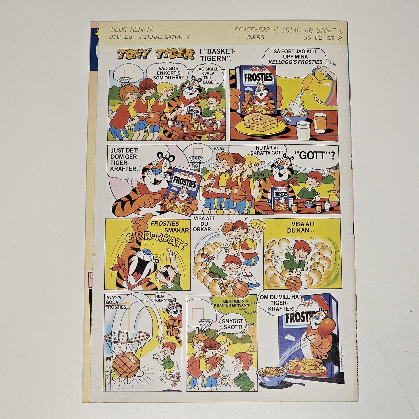 Kalle Anka & Co Nr 6 1989 #VF#