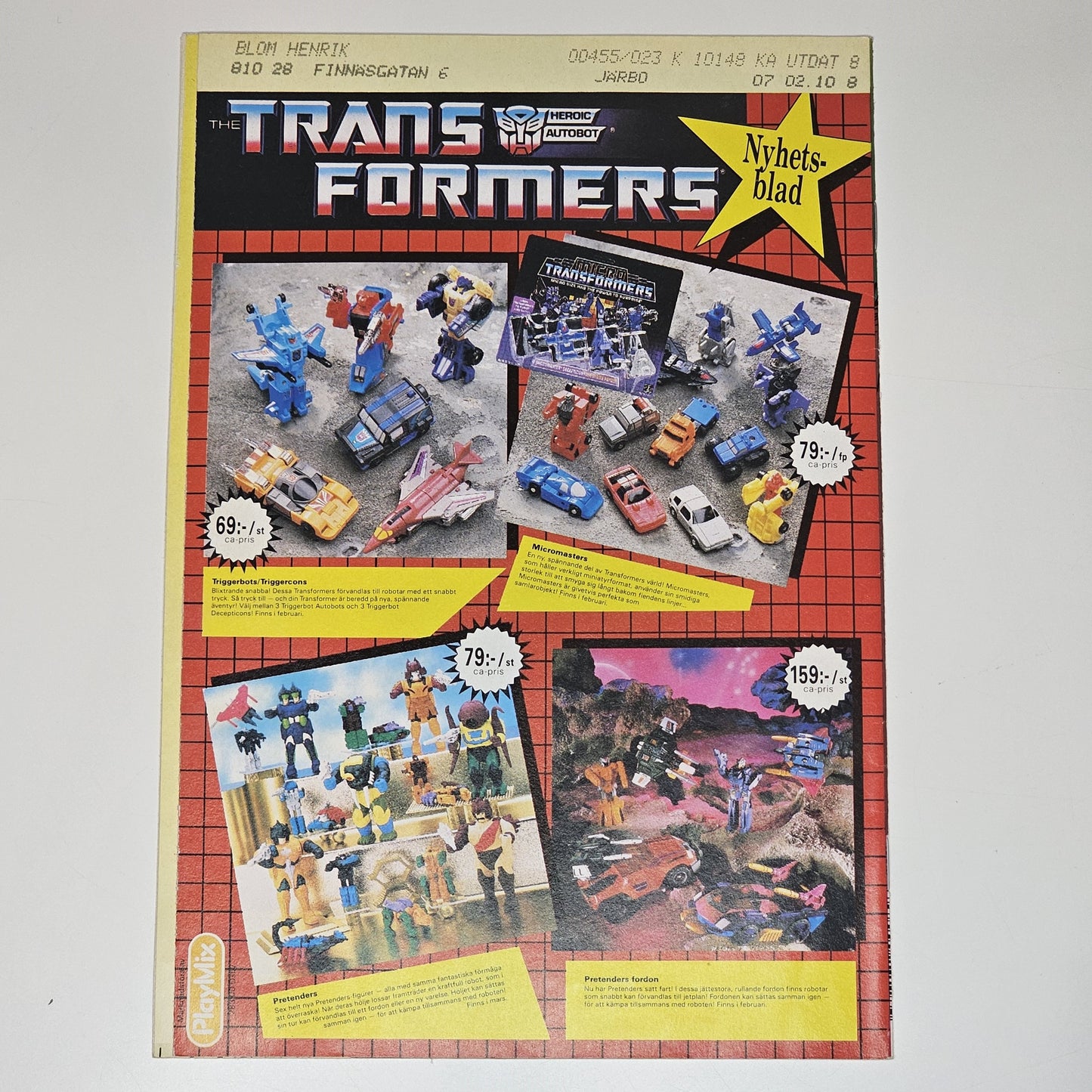 Kalle Anka & Co Nr 7 1989 #VF# + Bilaga (Skrattextra)