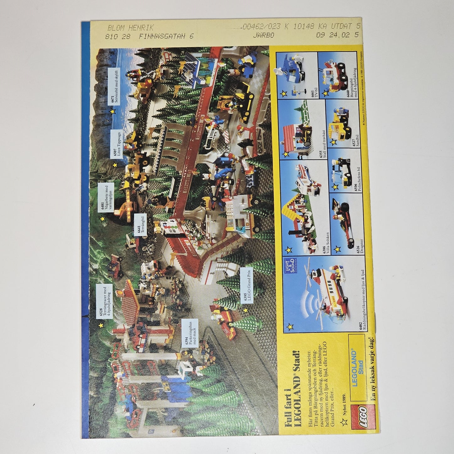 Kalle Anka & Co Nr 9 1989 #VF# + Bilaga (Klistermärken)