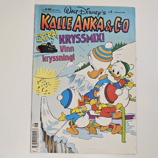 Kalle Anka & Co Nr 6 1990 #VG#
