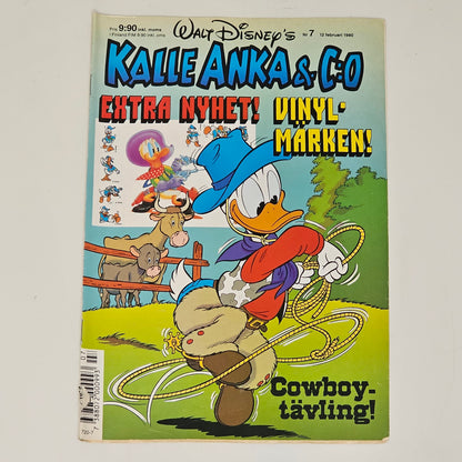 Kalle Anka & Co Nr 7 1990 #VG#