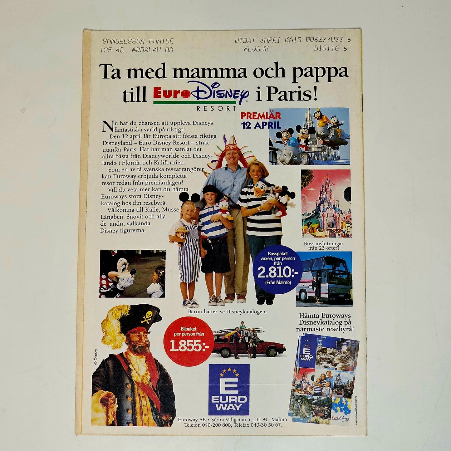 Kalle Anka & Co Nr 15 1992 #FN#