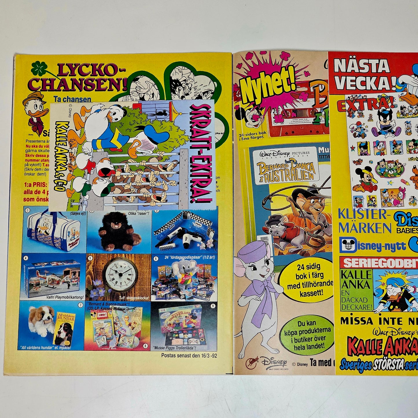 Kalle Anka & Co Nr 9 1992 #FN# + Skratt-Extra!