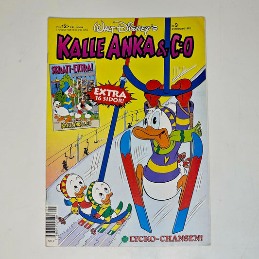 Kalle Anka & Co Nr 9 1992 #FN# + Skratt-Extra!