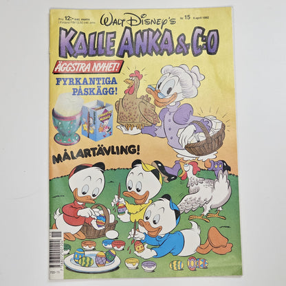 Kalle Anka & Co Nr 15 1992 #VG#