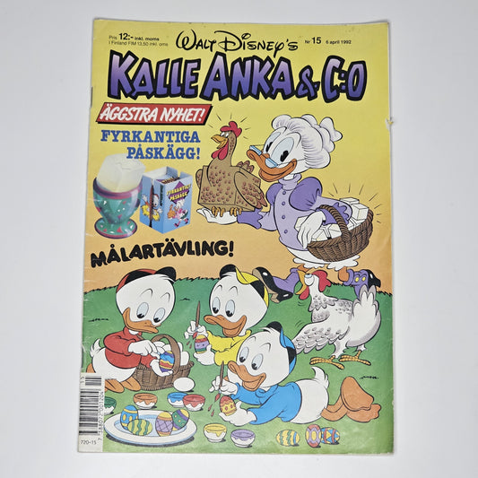 Kalle Anka & Co Nr 15 1992 #VG#