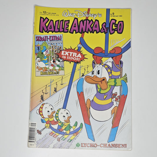 Kalle Anka & Co Nr 9 1992 #VG#