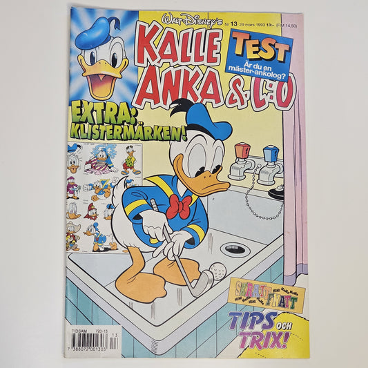 Kalle Anka & Co Nr 13 1993 #FN# + Bilaga & Reklamblad