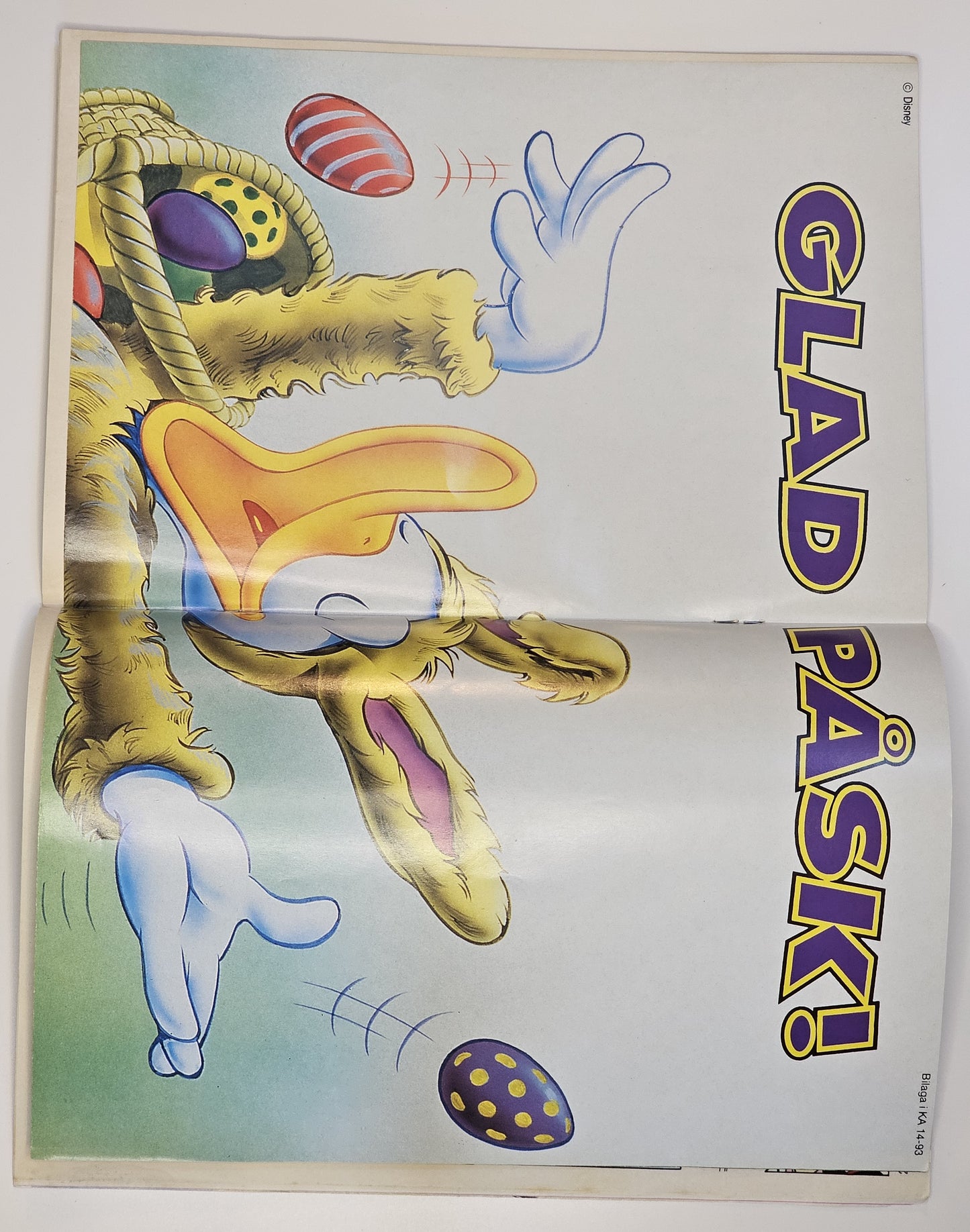 Kalle Anka & Co Nr 14 1993 #FN# + Affisch