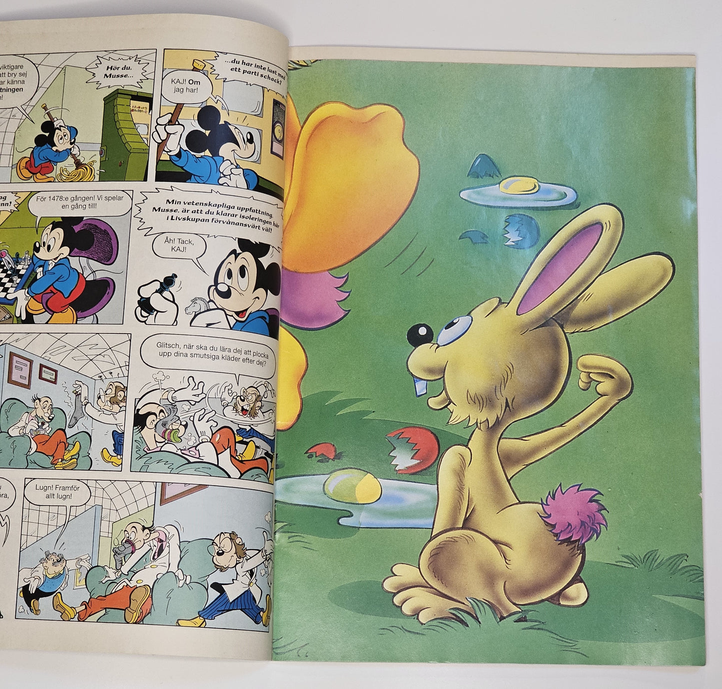 Kalle Anka & Co Nr 14 1993 #FN# + Affisch