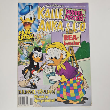 Kalle Anka & Co Nr 14 1993 #FN# + Affisch