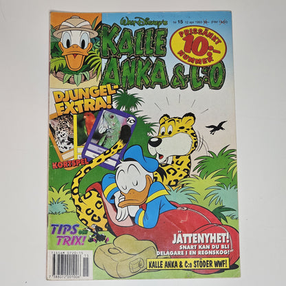 Kalle Anka & Co Nr 15 1993 #FN# + Bilaga (Djungelextra)