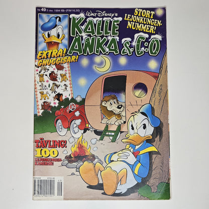 Kalle Anka & Co Nr 49 1994 #FN# + Bilaga (Gnuggisar)