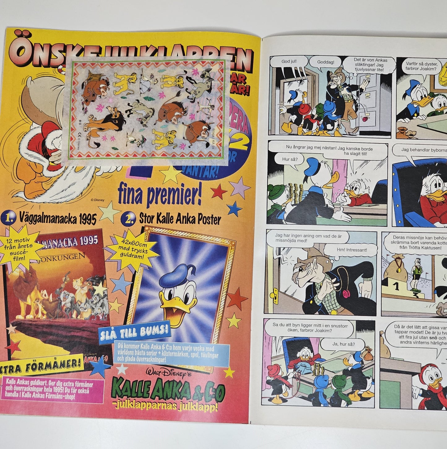 Kalle Anka & Co Nr 49 1994 #FN# + Bilaga (Gnuggisar)