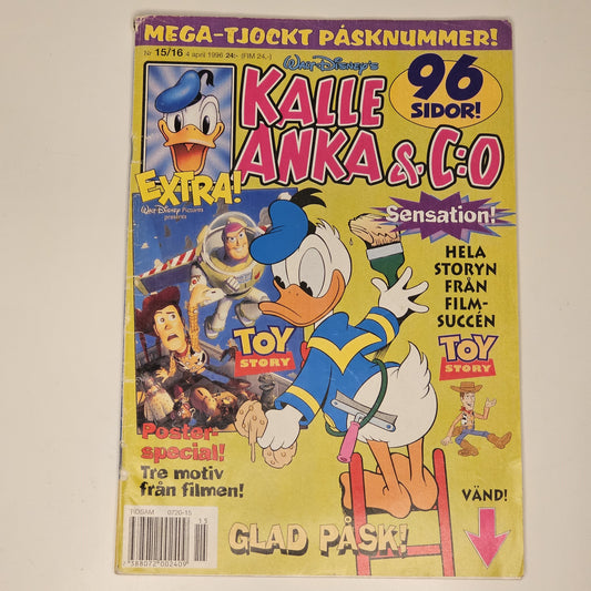 Kalle Anka & Co Nr 15-16 1996  #VG#