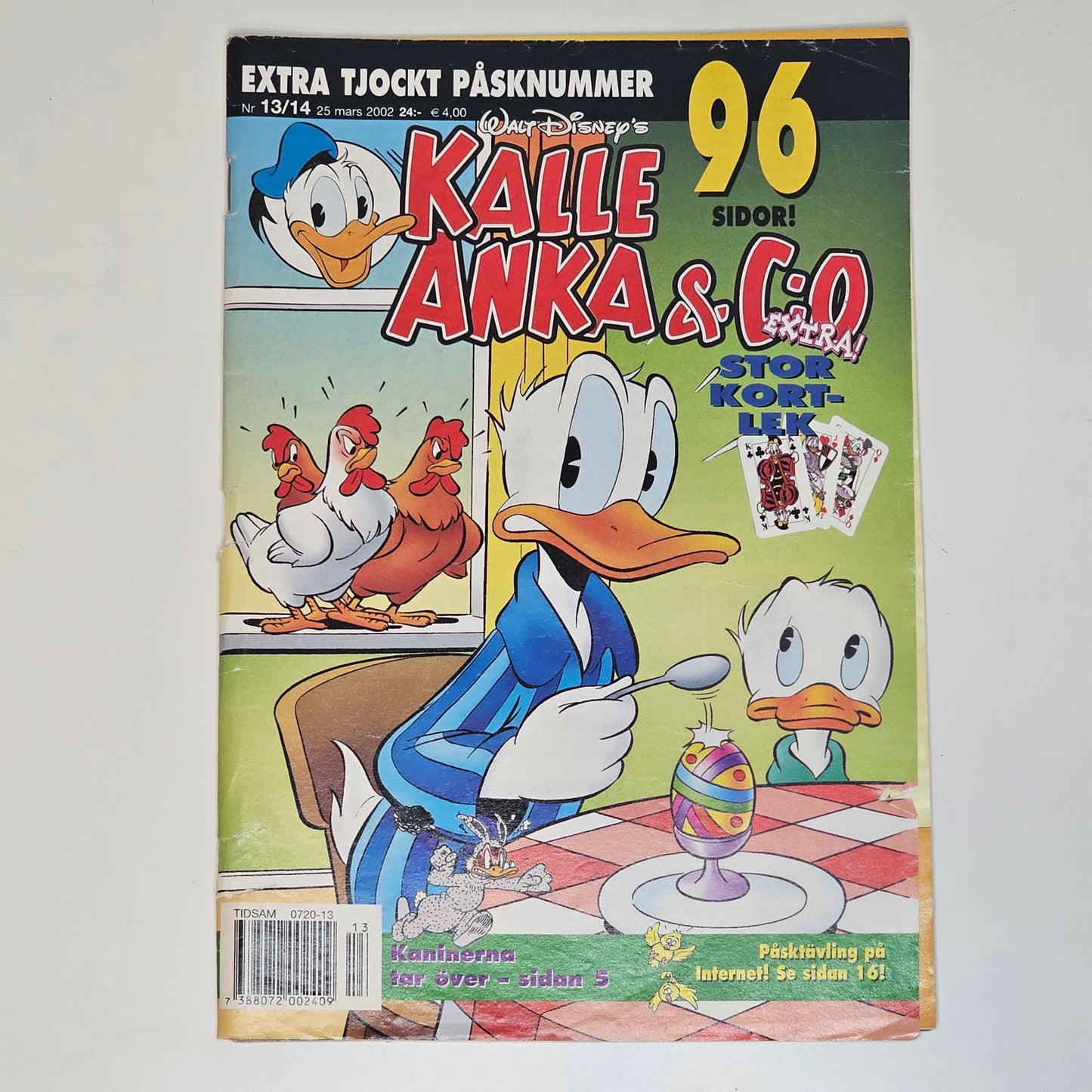 Kalle Anka & Co Nr 13-14 2002 #VG# + Bilaga